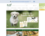 Webseite von alsa-hundewelt zum alsa-hundewelt Gutschein einlösen