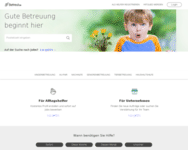Webseite von Betreut.de zum Betreut.de Gutschein einlösen