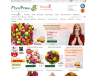 Webseite von FloraPrima zum FloraPrima Gutschein einlösen