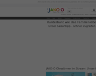 Webseite von JAKO-O zum JAKO-O Gutschein einlösen