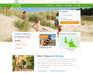 Webseite von Landal GreenParks zum Landal GreenParks Gutschein einlösen