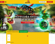 Webseite von Legoland zum Legoland Gutschein einlösen