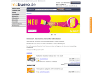 Webseite von mcbuero zum mcbuero Gutschein einlösen