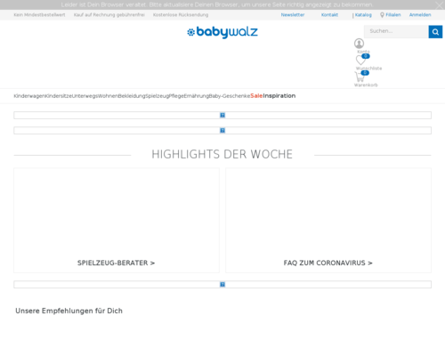 So sieht die Webseite von Walzkidzz aus So sieht die Webseite von Walzkidzz aus