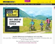 Webseite von Radlbauer zum Radlbauer Gutschein einlösen