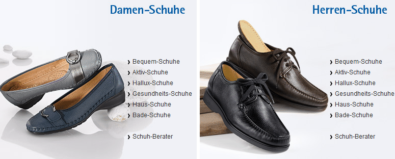 Damen- und Herrenschuhe