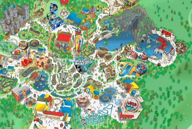 Legoland Parkplan