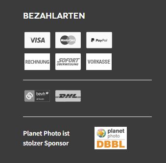 Planet Cards Bezahlung