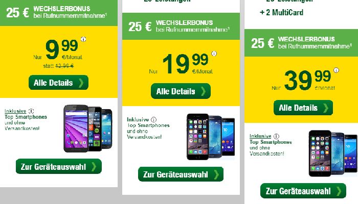 Smartmobil Angebot