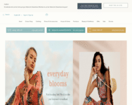 Webseite von Anthropologie zum Anthropologie Gutschein einlösen