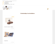 Webseite von Chocolissimo zum Chocolissimo Gutschein einlösen