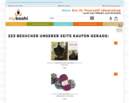 Webseite von myboshi zum myboshi Gutschein einlösen