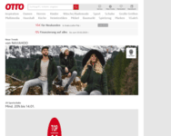 Webseite von OTTO zum OTTO Gutschein einlösen