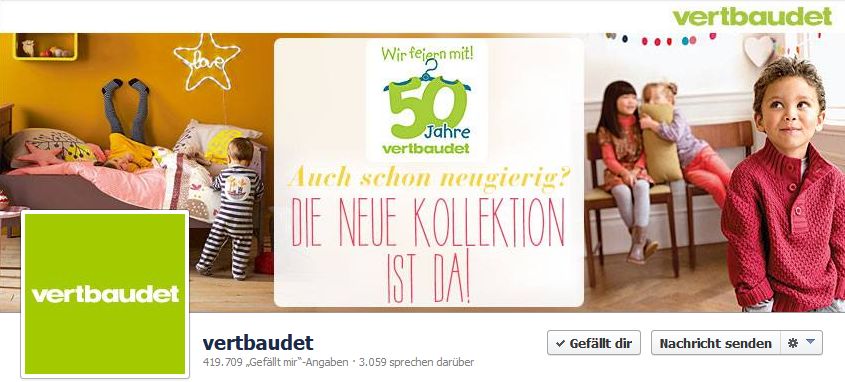Die Facebook-Fanseite mit knapp einer halben Million Gefällt-mir