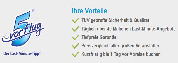5vorFlug Vorteile