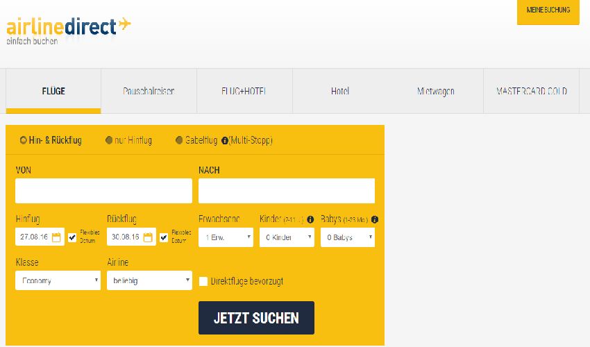 Airline Direct Gutschein