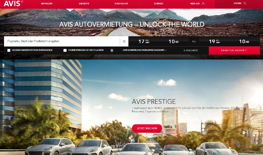 Avis Gutschein