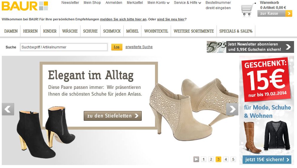 Schuhe bei Baur