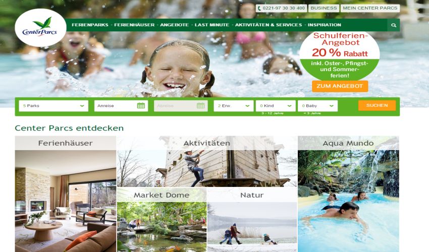 Center Parcs Gutschein