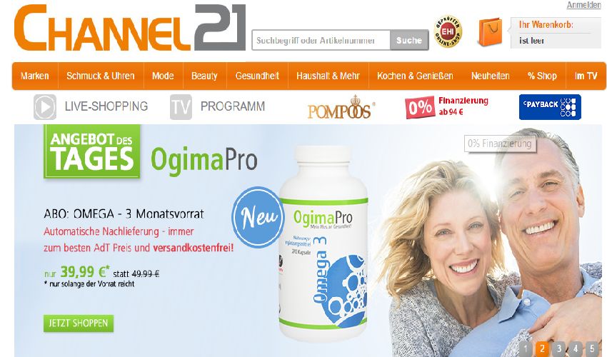 Channel 21 Gutschein