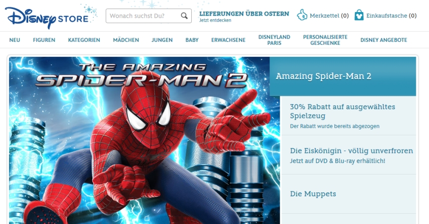 Disney Store Gutschein