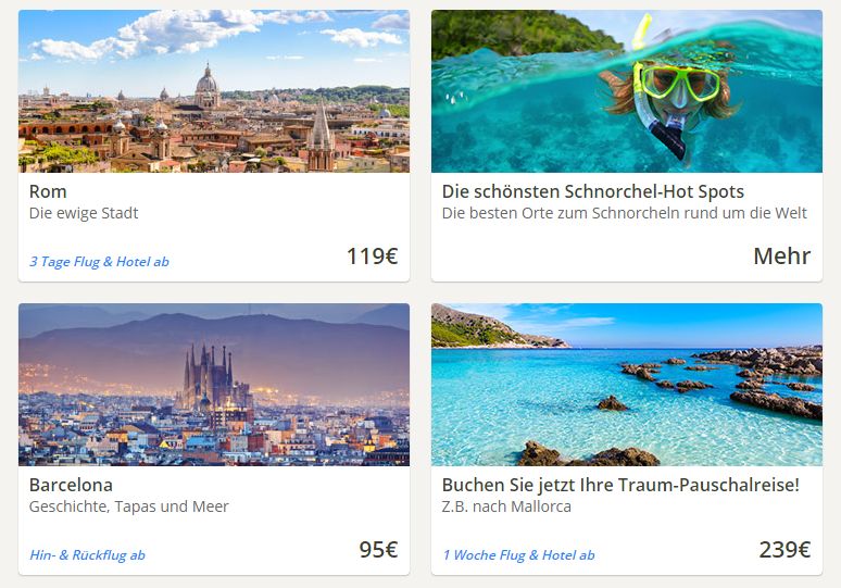 eDreams Angebote