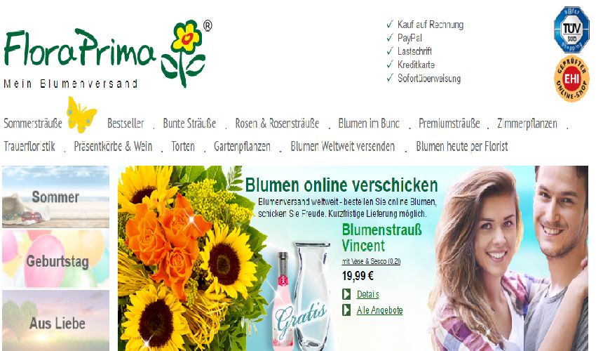 Floraprima Gutschein