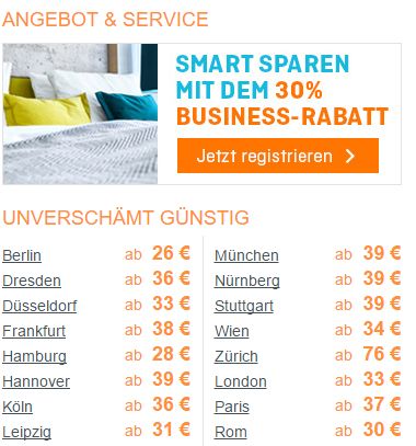 Hotel.de Angebote und Service