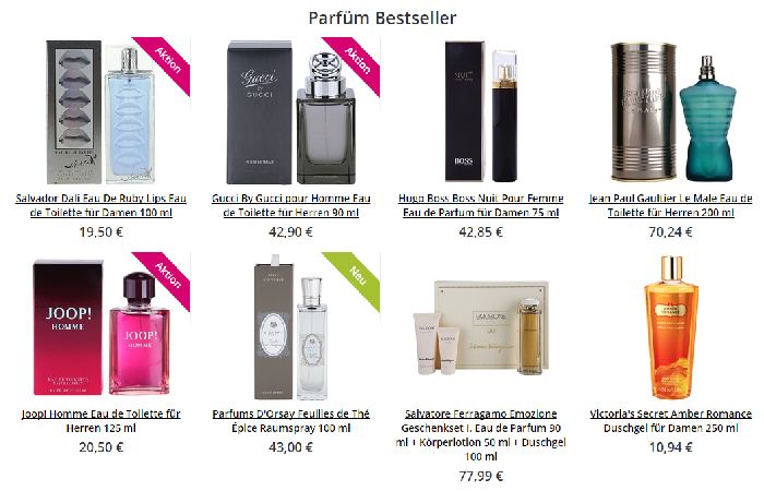 iParfumerie Bestseller