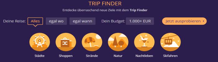 Momondo Trip Finder
