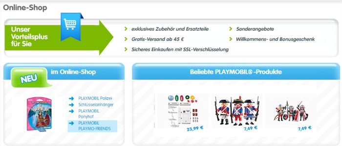 Playmobil Shop