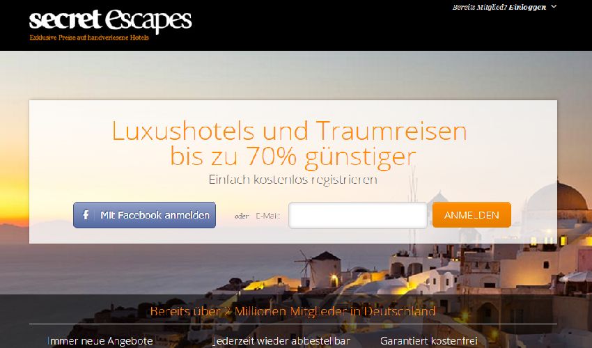 Secret Escapes Gutschein