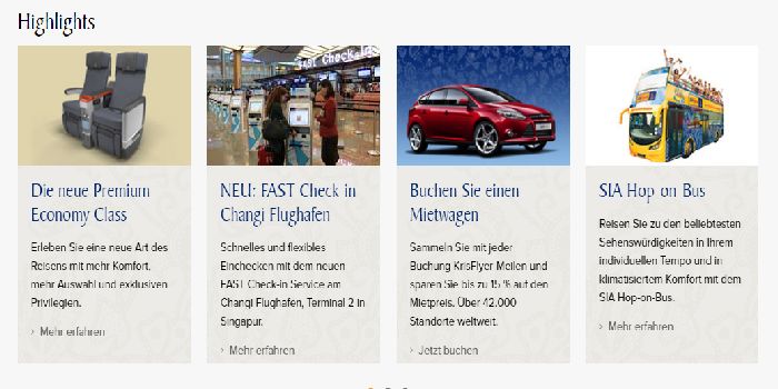 Singapore Air Highlights