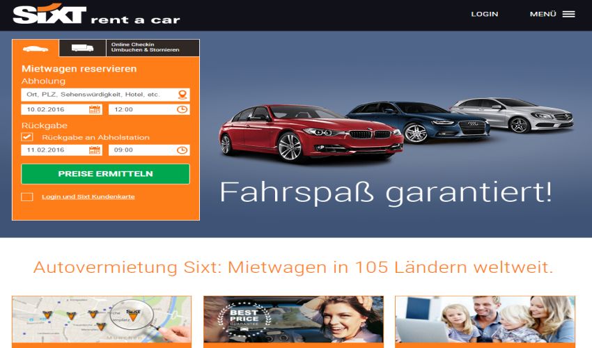 Sixt Gutschein