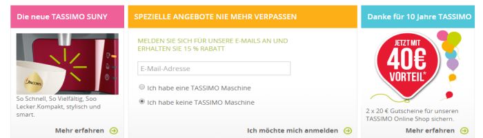 Tassimo Angebote