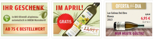 Vinos Angebote