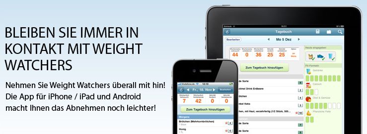 Die App von Weight Watchers